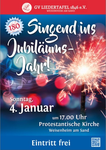Singend ins Jubiläumsjahr